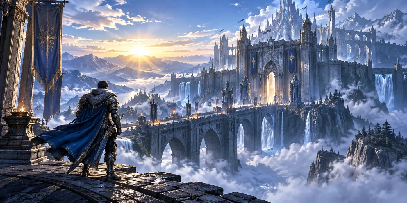 리본서버 일정 안내용 투데이서버 제작 판타지 이미지